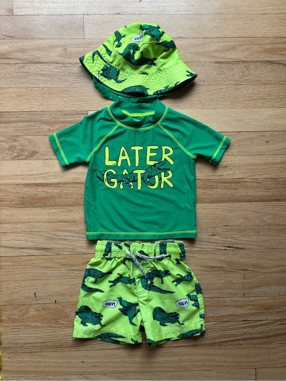 Carter’s 3 piece boy’s swim set 18 months